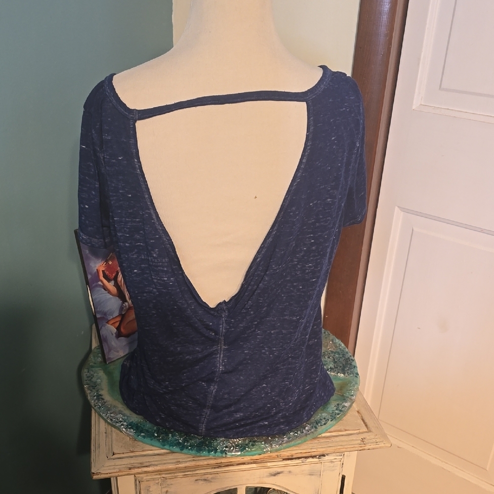 Women's Navy Blue Top - Picture 2 of 4